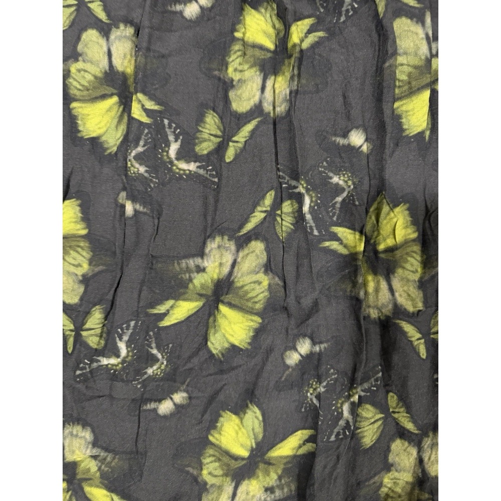 Allsaints Asta Ceres Linen Blend Midi Skirt & Top Sycamore Green Black Size 10‎ - Picture 12 of 16